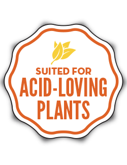 Suited for Acid-Loving Plants