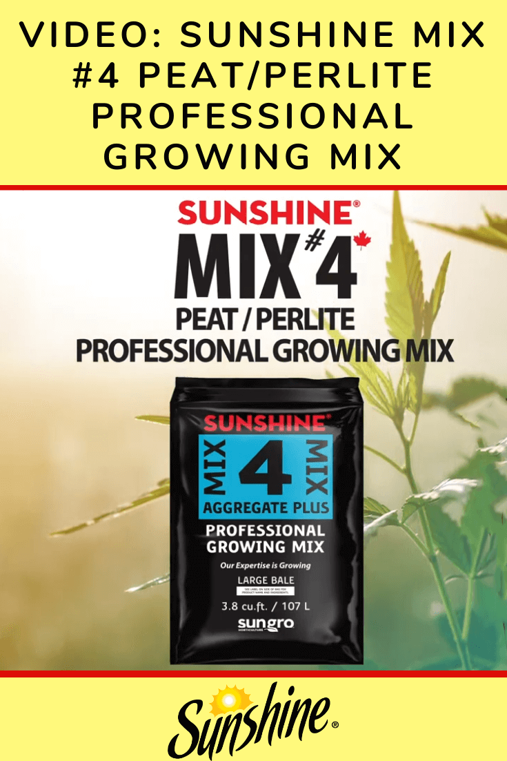 Sunshine Canada Mix #4 Peat/Perite Professional Growing Mix Video Ad